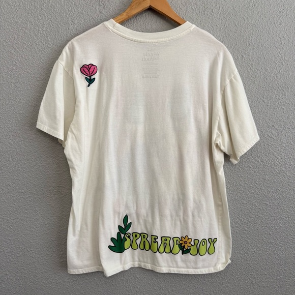 Disney Winnie The Pooh Love and Kindness Graphic & Embroidered Tee Size XL 16-18 - Picture 4 of 7